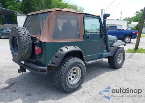 2000 Jeep Wrangler / Tj Sahara из США, поврежденный, VIN 1J4FA59S8YP722208